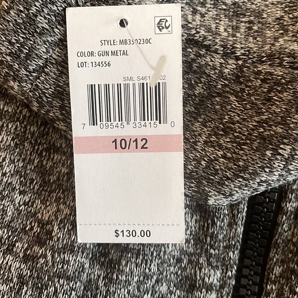 NWT Michael Kors Boys Zip Hoodie Size 10/12 - Picture 7 of 7